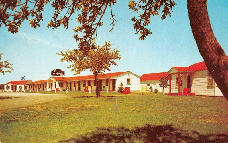 Al-O-Ray Motel - Old Postcard